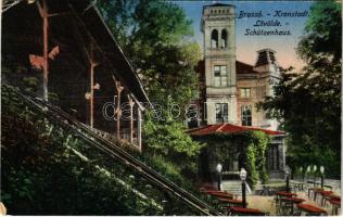 Brassó, Kronstadt, Brasov; Schützenhaus / Lövölde. Grünfeld Vilmos kiadása / shooting hall (EK)