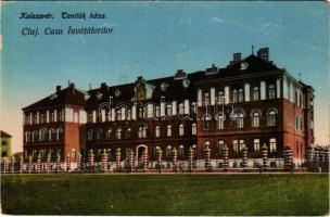 Kolozsvár, Cluj; Casa Invatatorilor / Tanítók háza / teachers' training institute (kopott sarok / worn corner)