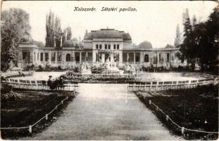 Kolozsvár, Cluj; Sétatéri pavilon / pavilion, park (szakadás / tear)