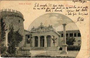 1900 Fiume, Rijeka; Tombe di Tersatto, Mir Juanka / Trsat tomb (EK)