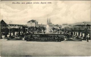 1906 Zagreb, Zágráb; Hrv.-Slav. zem. gospod. izlozba 1906 / Croatian-Slav Expo