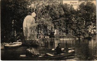 1913 Zagreb, Zágráb; Maksimir / park