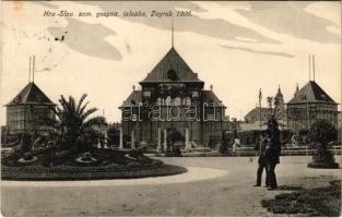 1906 Zagreb, Zágráb; Hrv.-Slav. zem. gospod. izlozba 1906 / Croatian-Slav Expo (EB)