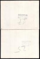 cca 1930-1940 Ünnepi mise, 2 db sajtófotó, hátoldalán pecséttel jelzett (Magyar Fotoriport Iroda, Bp...