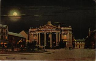1915 Nagyvárad, Oradea; színház este / theatre at night (EK)