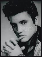 cca 1960 Elvis Presley (1935-1977) amerikai énekes, zenész, színész portré felvételei, 3 db modern nagyítás a néhai Lapkiadó Vállalat fotólaborjának archívumából, 21x15 cm és 15x10 cm
