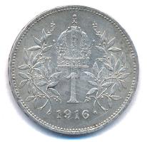 Ausztria 1916. 1K Ag "Ferenc József" T:XF,VF patina
Austria 1916. 1 Corona Ag "Franz...