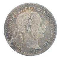 1870KB 10kr Ag "Váltó Pénz" T:F patina 
Adamo M10.1