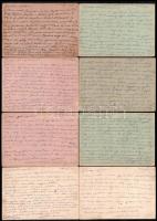 1944 össz. 18 db tábori postai levelezőlap II. világháború idejéből, ugyanazon honvédtól Orosházára,...