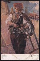 1917 I világháborús tábori posta K.u.k. Gruppenkommando M.F. in B.H. in Lastva bélyegzőjével, Trebin...