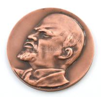 Lenin szobor. epoxi m:16 cm + Lenin bronz plakett d: 6 cm