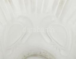 Régi, üveg lámpa búra 12 cm