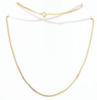 18k arany (Au) nyaklánc, fonott, jelzett, 5,8 g, 49 cm