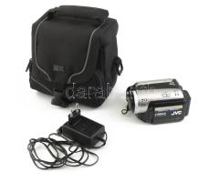 JVC digitális kamera, hard disccel, töltővel, táskával, működő, jó állapotban
