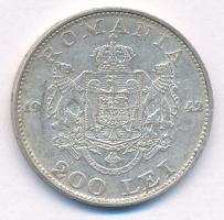 Románia 1942. 200L Ag "I. Mihály" T:XF,VF patina, karc
Romania 1942. 200 Lei Ag "Mih...