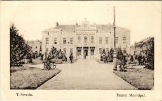 1929 Turnu Severin, Szörényvár; Palatul Municipal / municipal palace (EK)