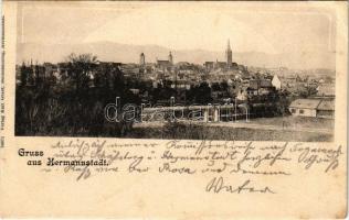 1900 Nagyszeben, Hermannstadt, Sibiu; Karl Graef 24871. (EK)