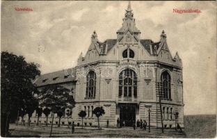 1908 Nagyszalonta, Salonta; Városháza. Döme Károly kiadása / town hall (EK)