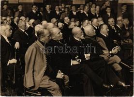 1938 President Osvoboditel pri otevrení Tyrsova domu v telocvicne 24. V. 1925. / Tomás Garrigue Masaryk + So. Stpl (EK)