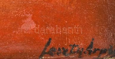 Feszty Árpád jelzéssel: Jézus. Olaj, vászon. Javított. Dekoratív, sérült fakeretben. 57x46,5 cm