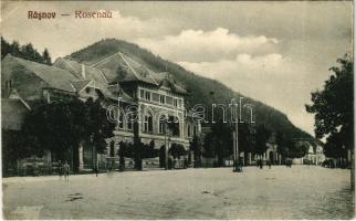 1929 Barcarozsnyó, Rozsnyó, Rosenau, Rasnov; utca / street view (EK)