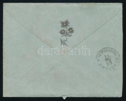 1882 Ajánlott levél 5kr + 10kr bérmentesítéssel