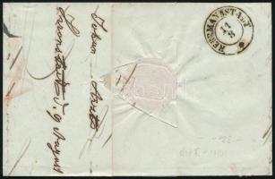 1854 6kr levélen "KRONSTADT"