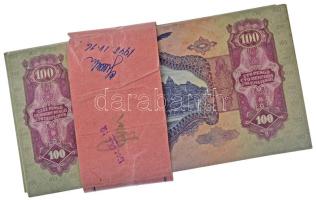 1930. 100P (59db) csillagos sorozatjel, eredeti banki kötegelővel, nagyrészt sorszámkövető példányok...