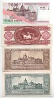 1946. 100.000.000P + 100.000.000MP + 1984. 100Ft + 2006. 500Ft "EC", "A forradalom 50...