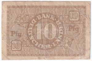 NSZK 1948. 10pf T:F folt
FRG 1948.10 Pfennig C:F spot
Krause P#12