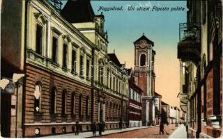 Nagyvárad, Oradea; Úri utca, Főposta palota / street view, post office (ragasztónyom / glue marks)