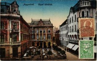 1930 Nagyvárad, Oradea; Royal kávéház, Duna biztosító társaság / café, insurance company (EK)