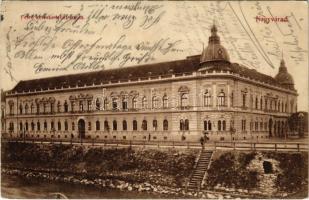 1909 Nagyvárad, Oradea; Felső kereskedelmi iskola. Rákos Vilmos kiadása / commercial school (EK)