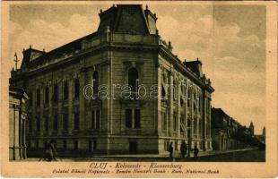 1929 Kolozsvár, Cluj; Palatul Bancii Nationale / Román Nemzeti Bank / Romanian National Bank (EK)