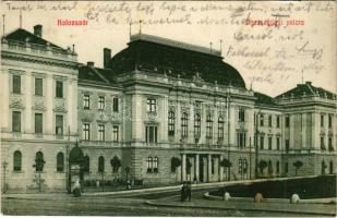 1914 Kolozsvár, Cluj; Igazságügyi palota. Keszey Albert kiadása / Palace of Justice (fl)