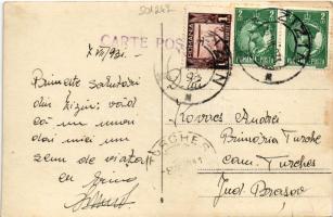 1931 Zajzon, Zaizon-fürdő, Zajzonfürdő, Zizin; Parc-Promenada / Park, sétány / park, promenade, spa....