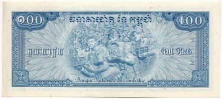 Kambodzsa DN (1972) 100R T:XF,VF Cambodia ND (1972) 100 Riels C:XF,VF Krause P#13