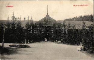 1910 Homoródfürdő, Homoród-fürdő, Baile Homorod; vendéglő. Erdélyi Simon kiadása / spa, restaurant (EK)