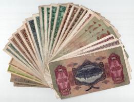 30db-os vegyes Pengő bankjegy tétel T:F,VG
