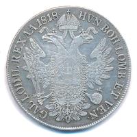 1818B Tallér Ag "I. Ferenc" Körmöcbánya (27,96g) T:VF karc
Hungary 1818B Thaler Ag "...