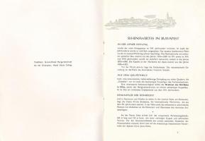 cca 1960 Budapester Hotels, az IBUSZ német nyelvű, képes idegenforgalmi prospektusa. Bp., Egyetemi-n...