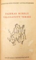 Magyar Költészet Gyöngyszemei 4 kötete, egybekötve: Vörösmarty Mihály válogatott versei.; József Att...