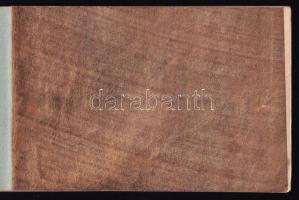 cca 1880 Arab nyelvű 5 db színes lapot (arany, vörös, fekete, zöld, sárga és lapok színeit a Koránbó...