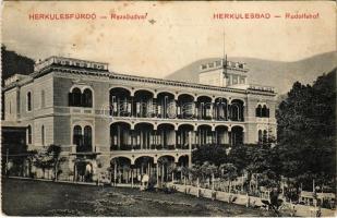 1916 Herkulesfürdő, Baile Herculane; Rezső udvar / Rudolfshof / spa, hotel, bath (fl)