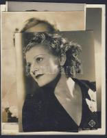 5 db nagy színész fotó: Gaal Franciska, Turay Ida... / 5 actress photos