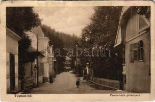 1926 Tusnádfürdő, Baile Tusnad; Promenada principala / Fősétány. Andrásofszky bazár kiadása / spa, main promenade (EM)