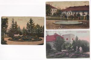 Félixfürdő, Baile Felix; 3 db régi képeslap / 3 pre-1945 postcards