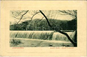 Boksánbánya, Németbogsán, Deutsch-Bogsan, Bocsa Montana; Bründl vízesés / waterfall. W.L. Bp. 116. 1911-14. (fl)
