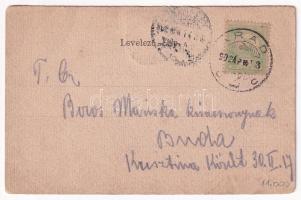 1902 Arad, Csanádi palota. Szecessziós címeres litho keret / palace. Art Nouveau, coat of arms litho...