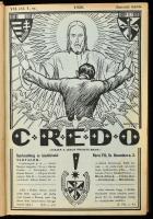 1929-1930 Credo! Folyóirat katolikus férfiak számára - A Credo Férfiegylet hivatalos lapja. VII-VIII...